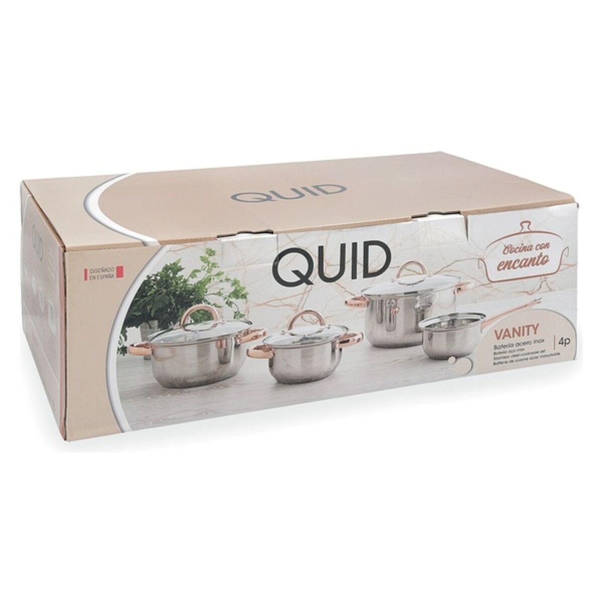 Cookware Quid Vanity Stainless steel 4 Pieces