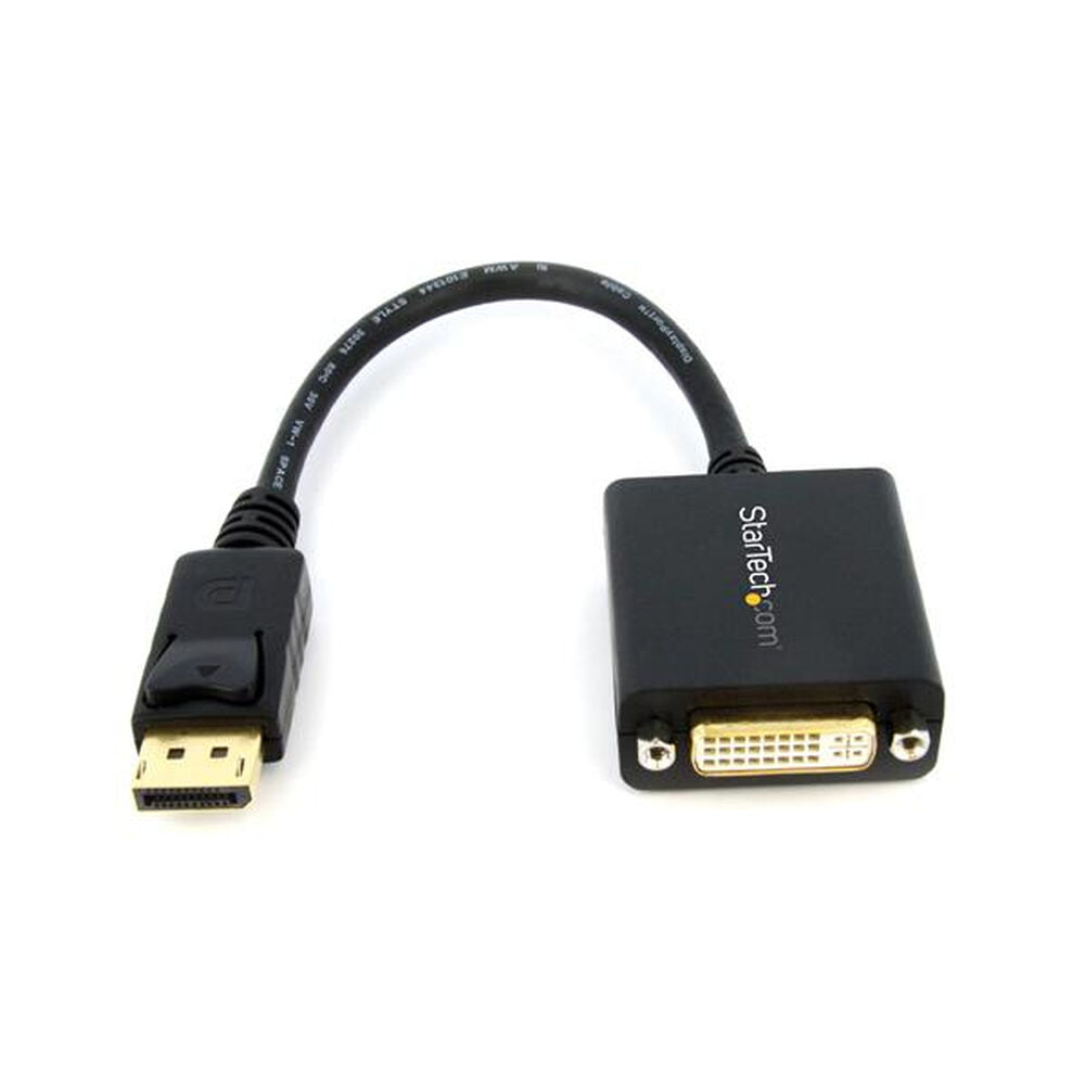 Adaptador DisplayPort para adaptador DVI Startech DP2DVI2              Preto