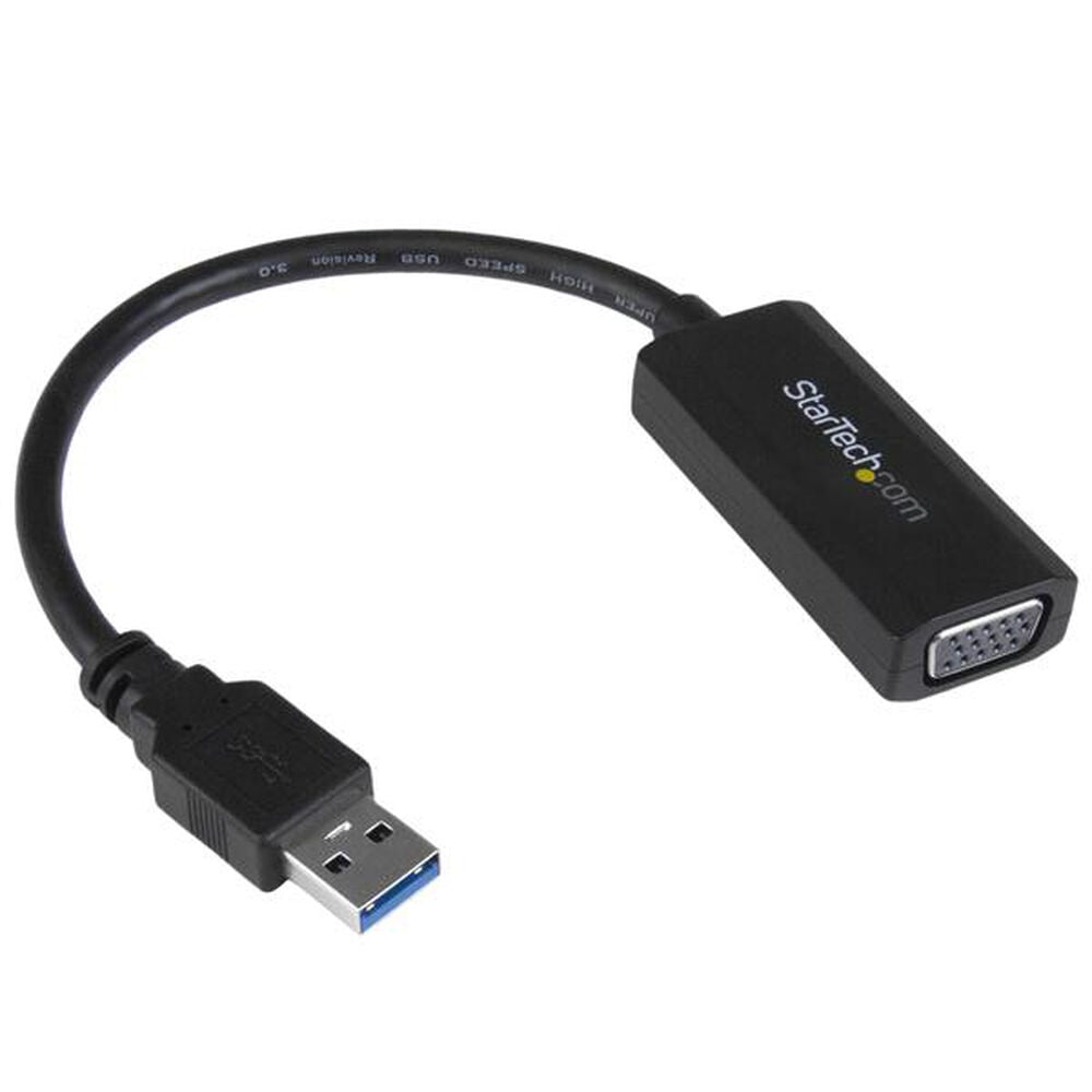 Adaptador USB 3.0 para VGA Startech USB32VGAV            Preto