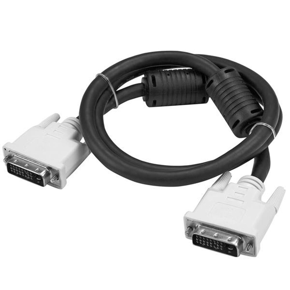 Cabo Vídeo Digital DVI-D Startech DVIDDMM3M            Branco/Preto 3 m