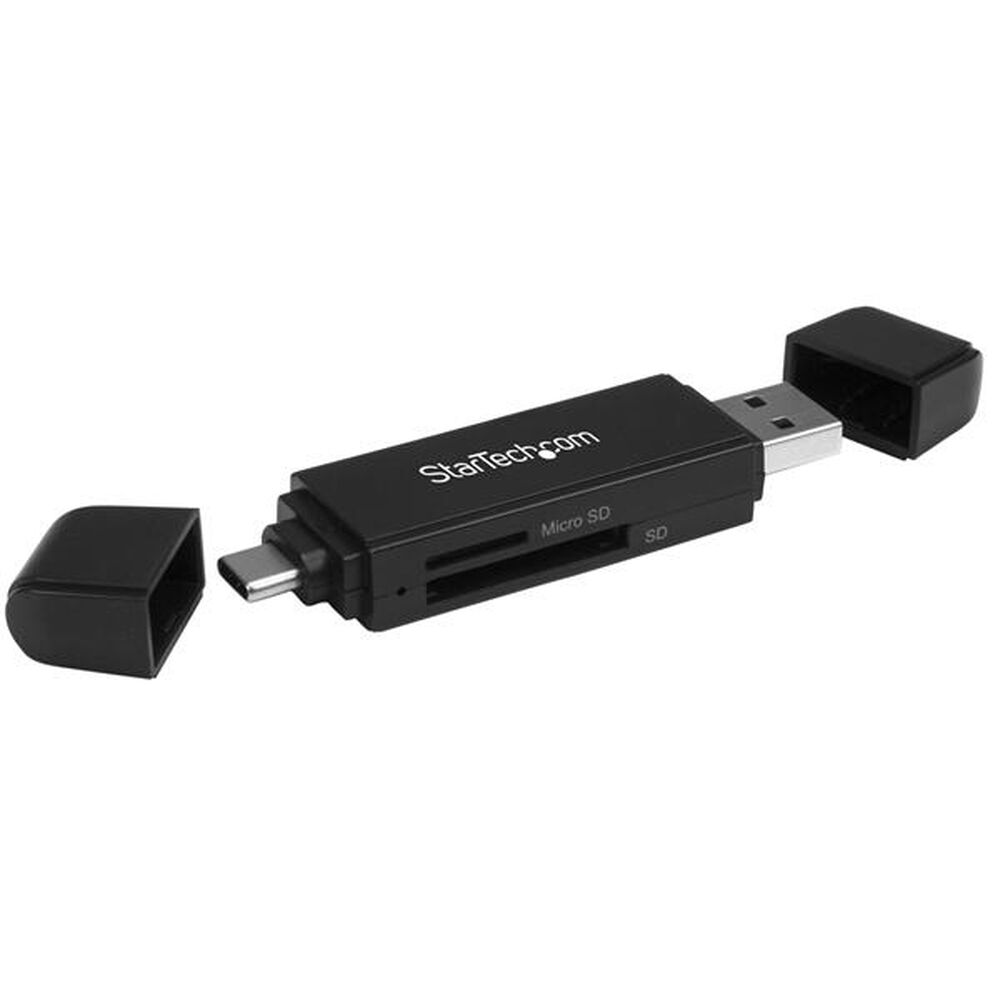 Leitor de Cartões Startech SDMSDRWU3AC          Preto