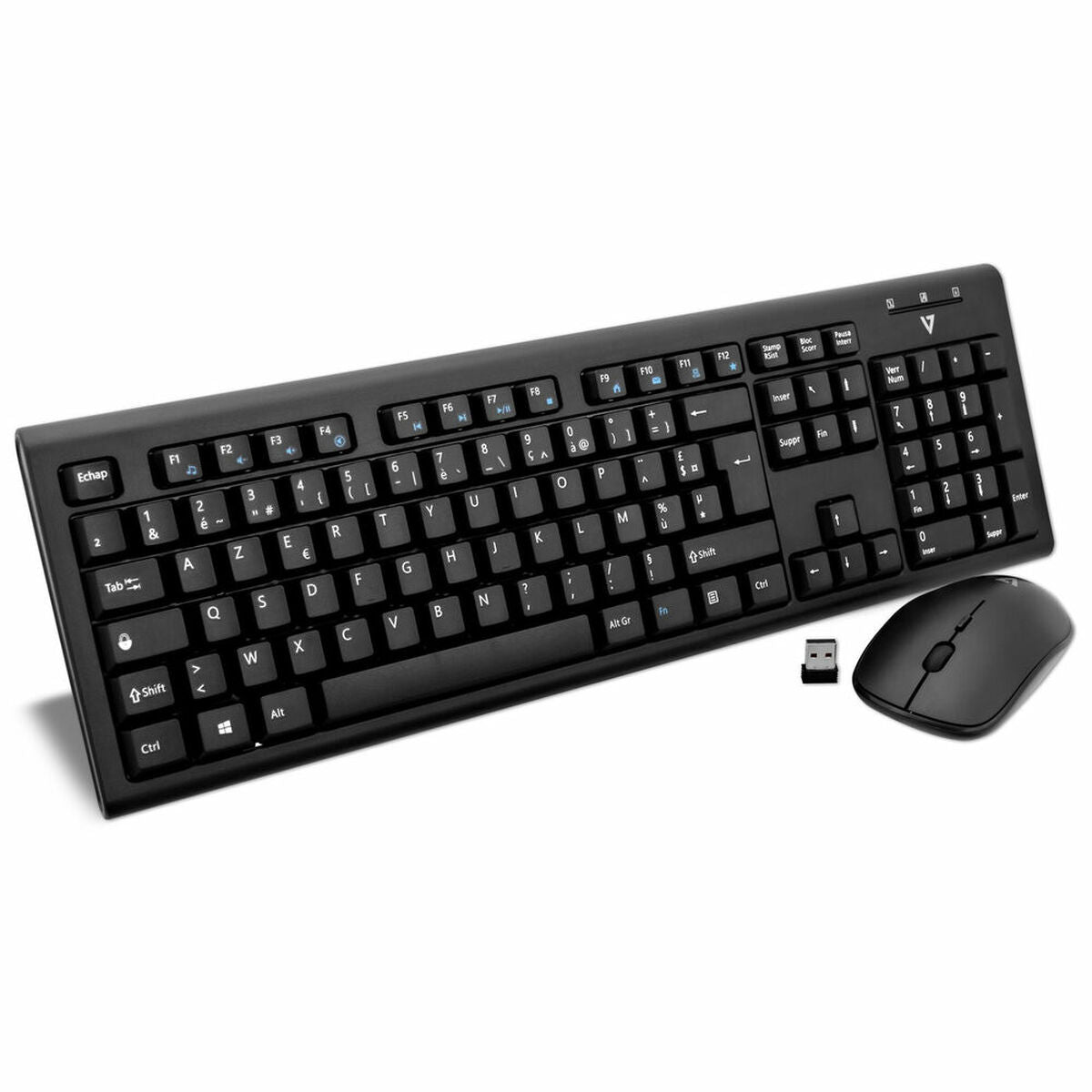 Teclado e Rato V7 CKW200FR Francês AZERTY