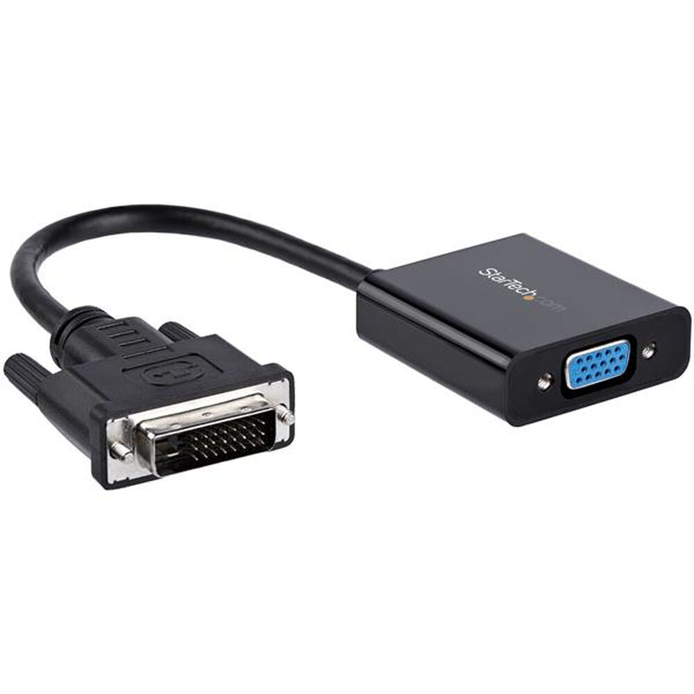 Adaptador DVI-D para VGA Startech DVI2VGAE             0,19 m Preto