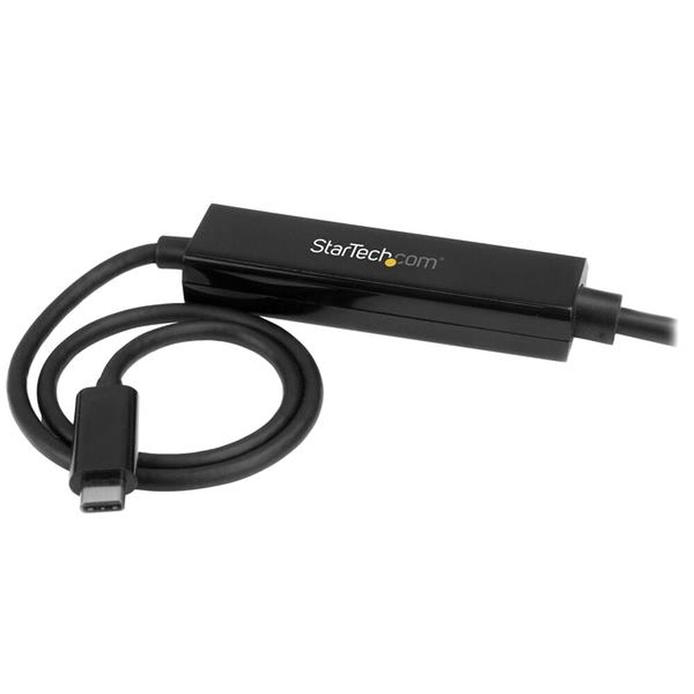 Cabo USB C para DVI-D Startech CDP2DVIMM1MB         Preto 1 m