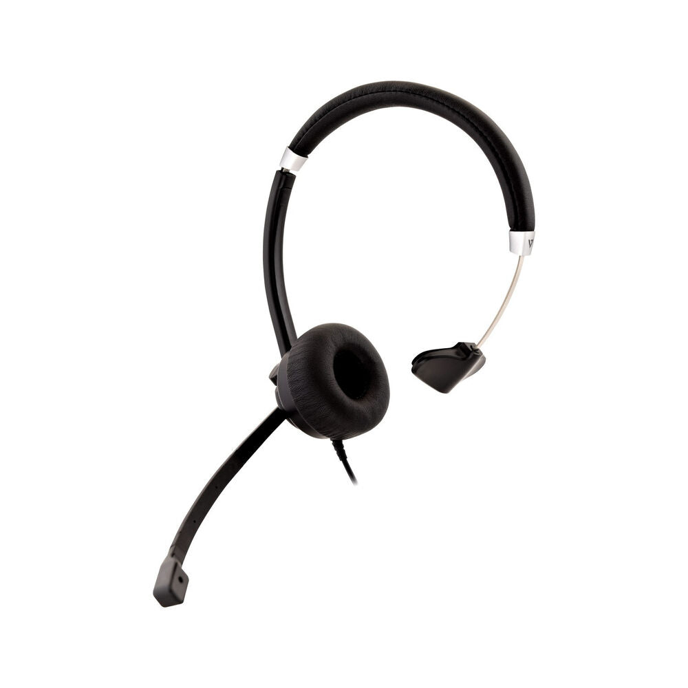 Auriculares com microfone V7 HA401                Preto