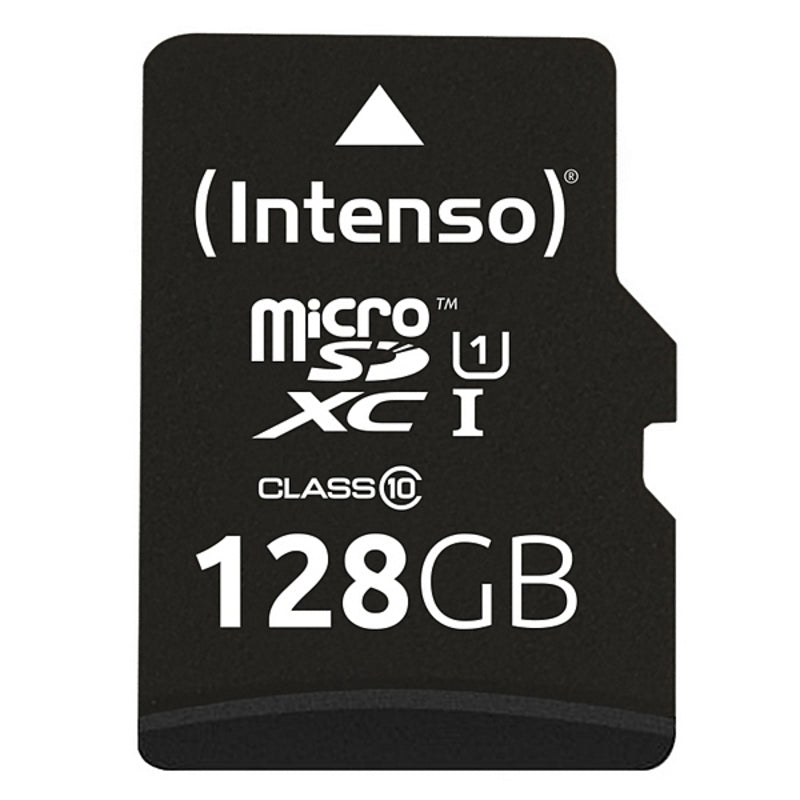 Cartão de Memória Micro SD com Adaptador INTENSO 34234 UHS-I XC Premium Preto