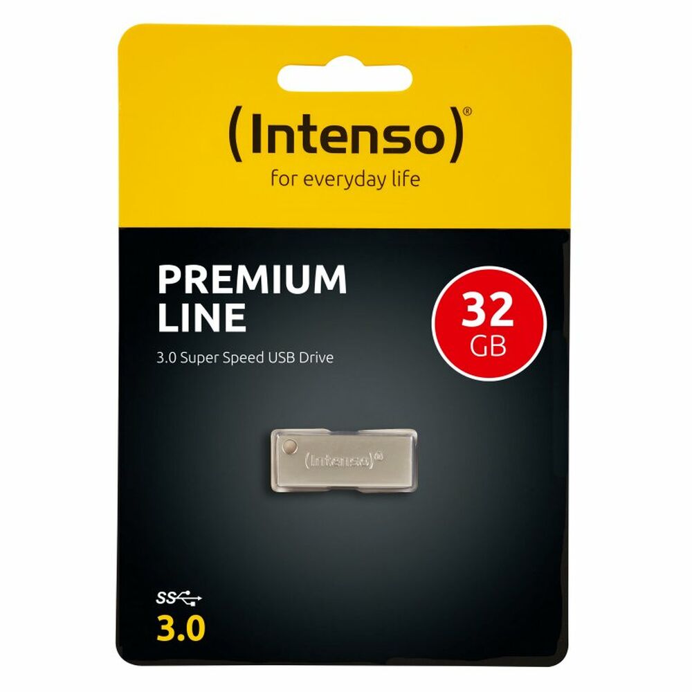 Memória USB INTENSO 3534480 Prateado 32 GB