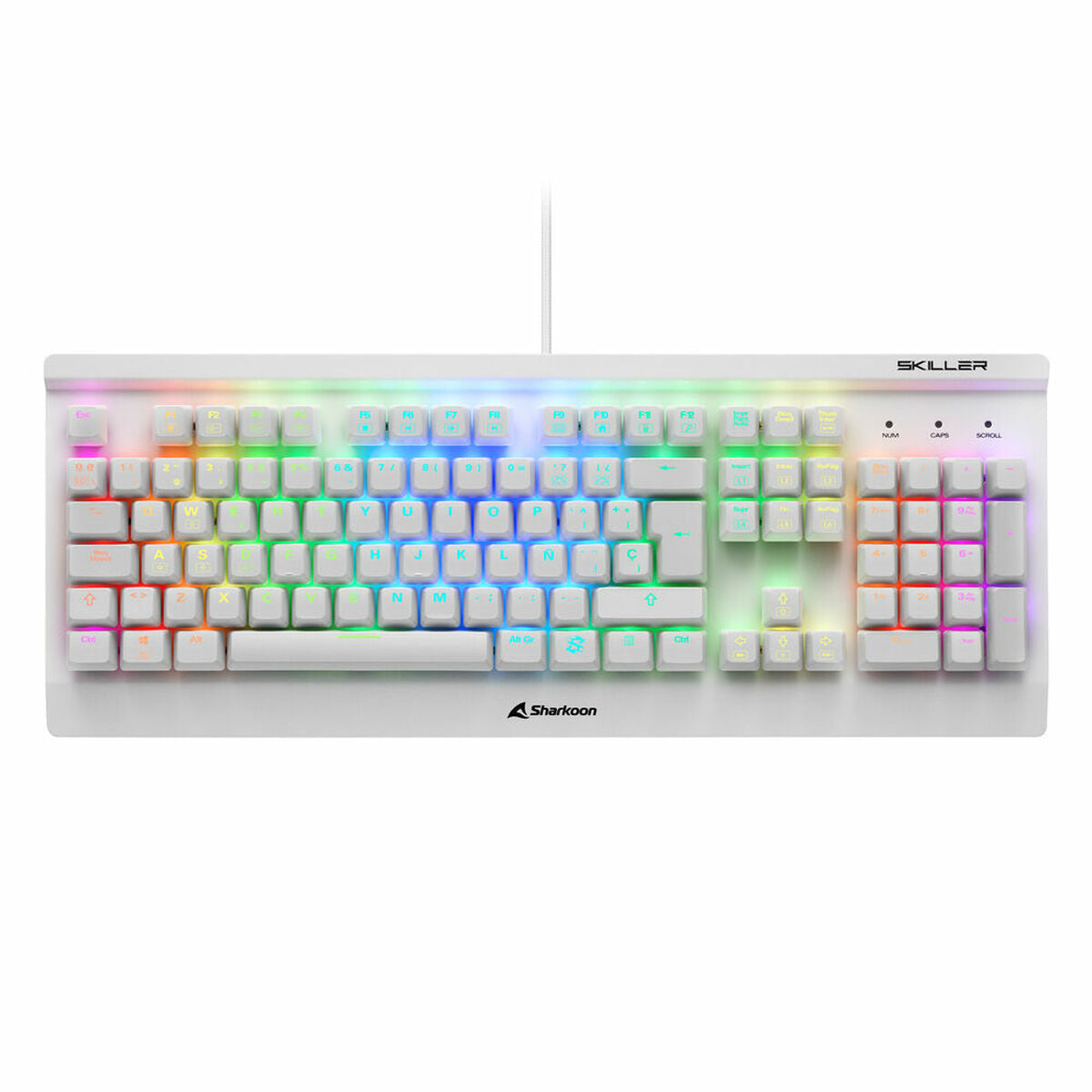 Keyboard Sharkoon SGK3 White LED RGB