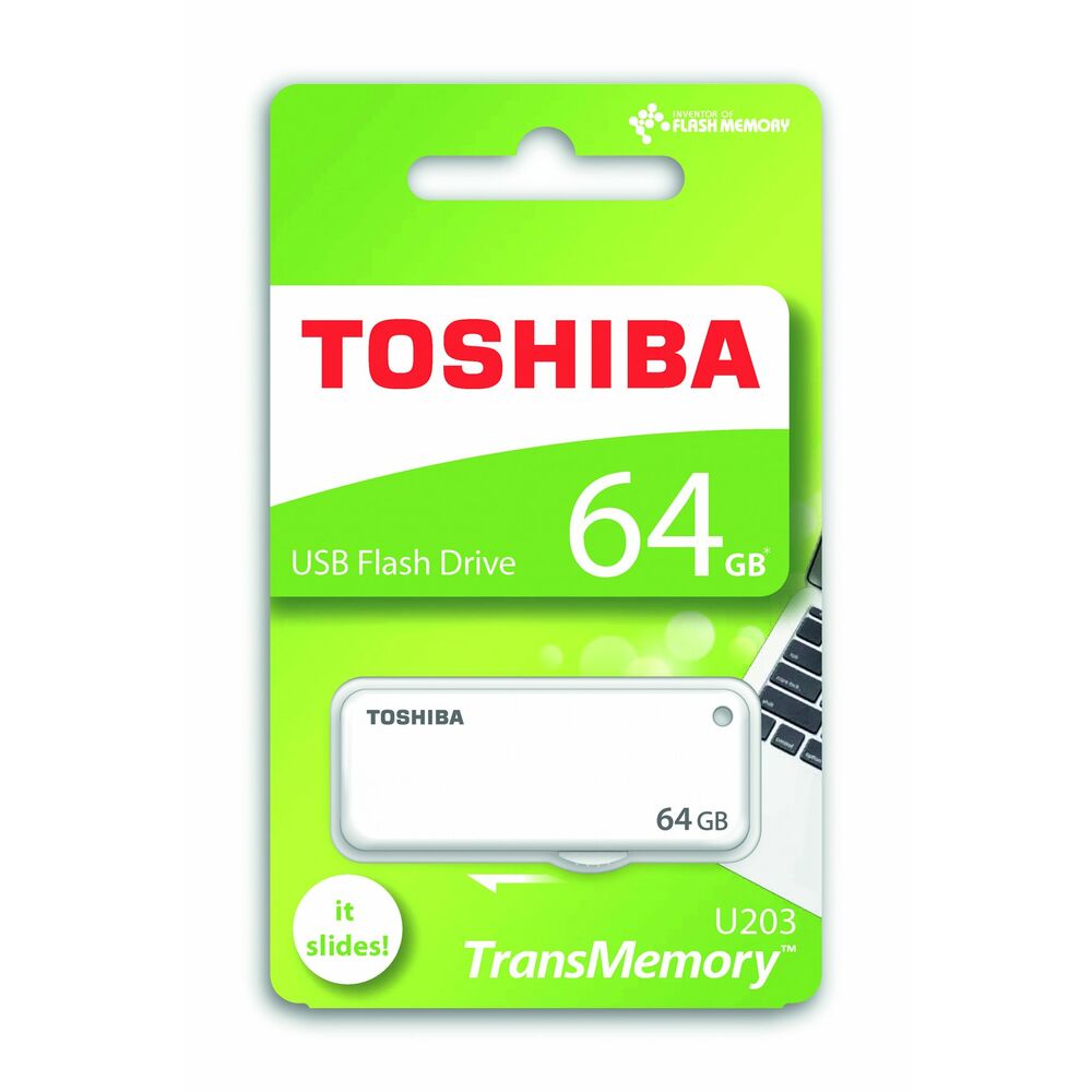 Memória USB Toshiba U203 Branco 64 GB