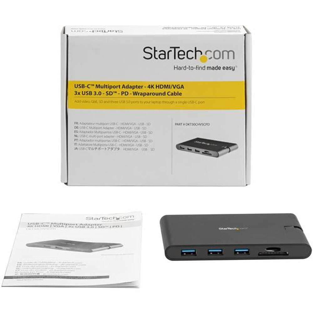 Dockstation Startech DKT30CHVSCPD         Preto 88 g