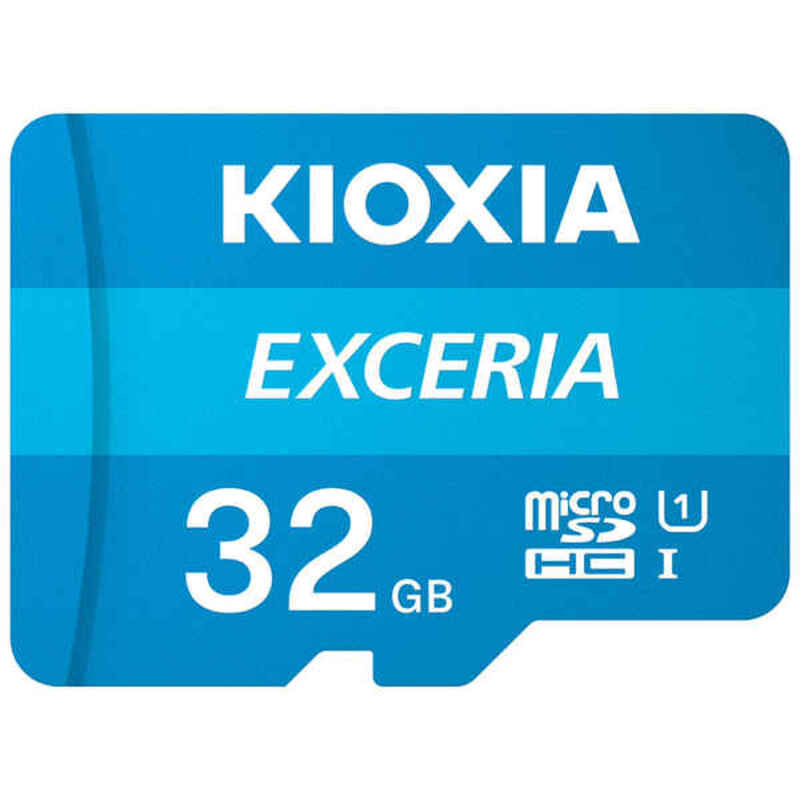 Cartão de Memória Micro SD com Adaptador Kioxia Exceria UHS-I Classe 10 Azul