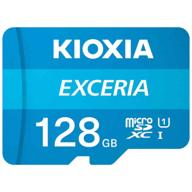 Cartão de Memória Micro SD com Adaptador Kioxia Exceria UHS-I Classe 10 Azul