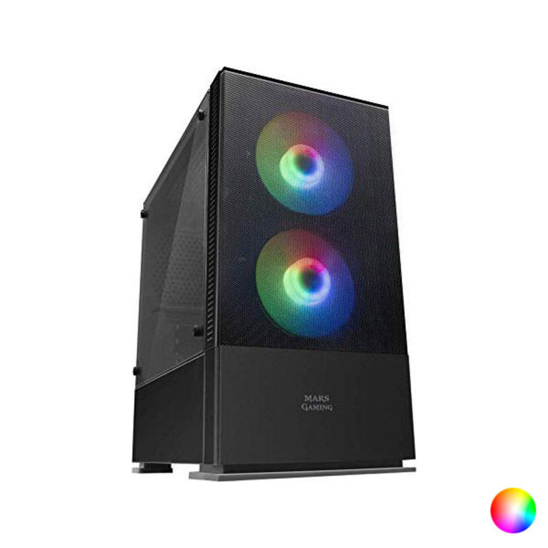 Caixa Semitorre ATX/mATX Mars Gaming LED RGB Micro ATX LED RGB