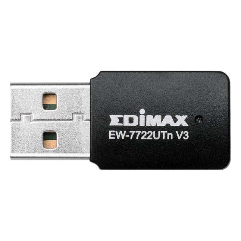 Carta de Rede Wi-fi USB Edimax EW-7722UTN V3 WIFI 2.4 GHz 300 Mbps