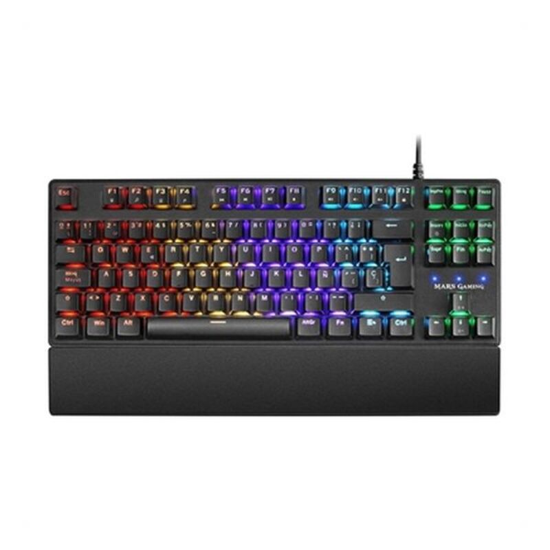 Teclado Gaming Mars Gaming MKXTKLR Preto