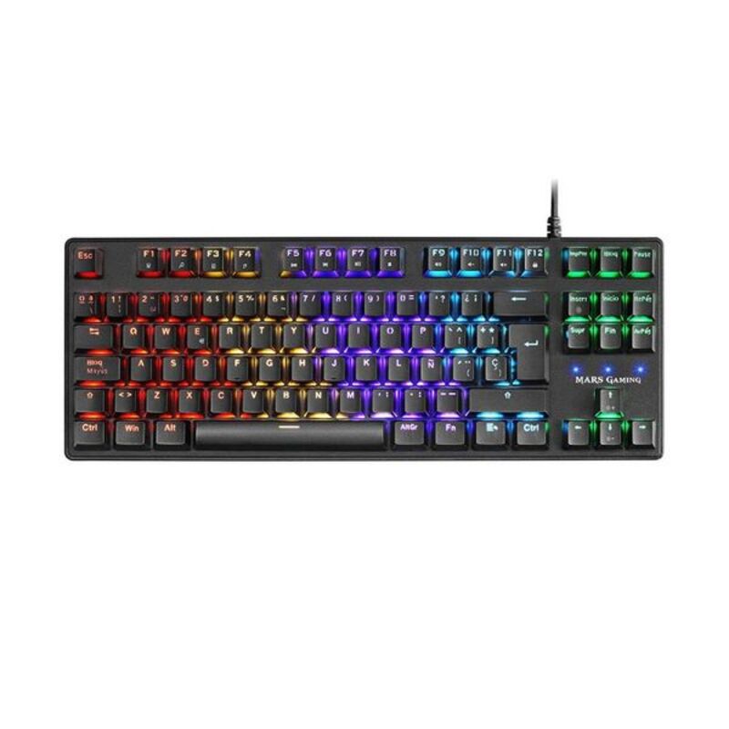 Teclado Gaming Mars Gaming MKXTKLR Preto