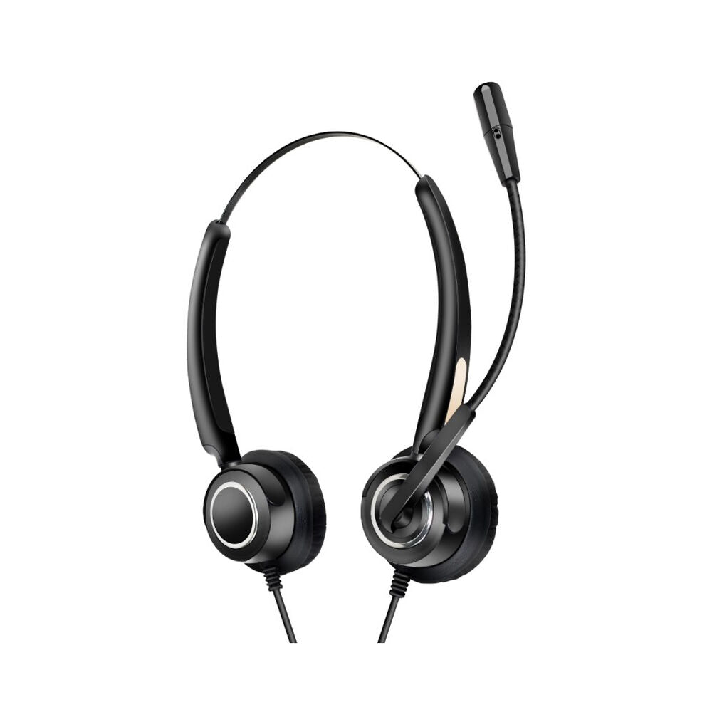 Auriculares com microfone Urban Factory HBV01UF              Preto