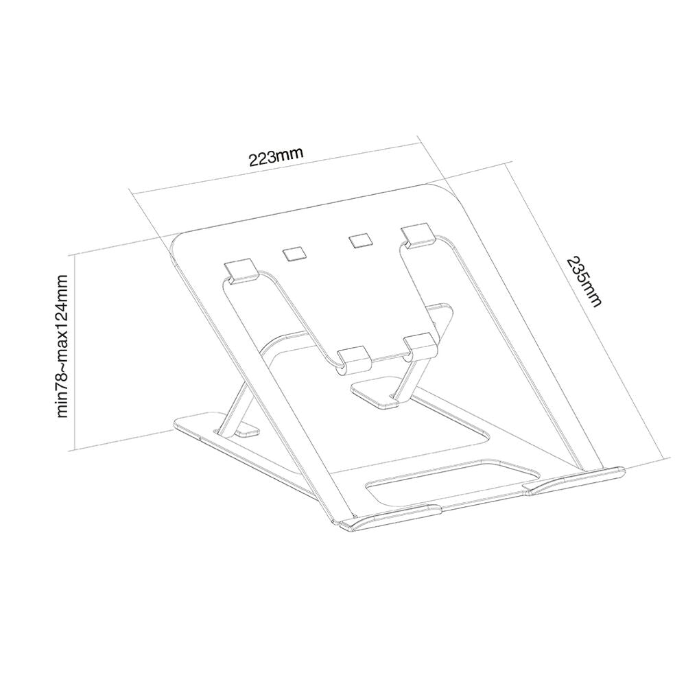 Suporte para laptop Neomounts NSLS085BLACK