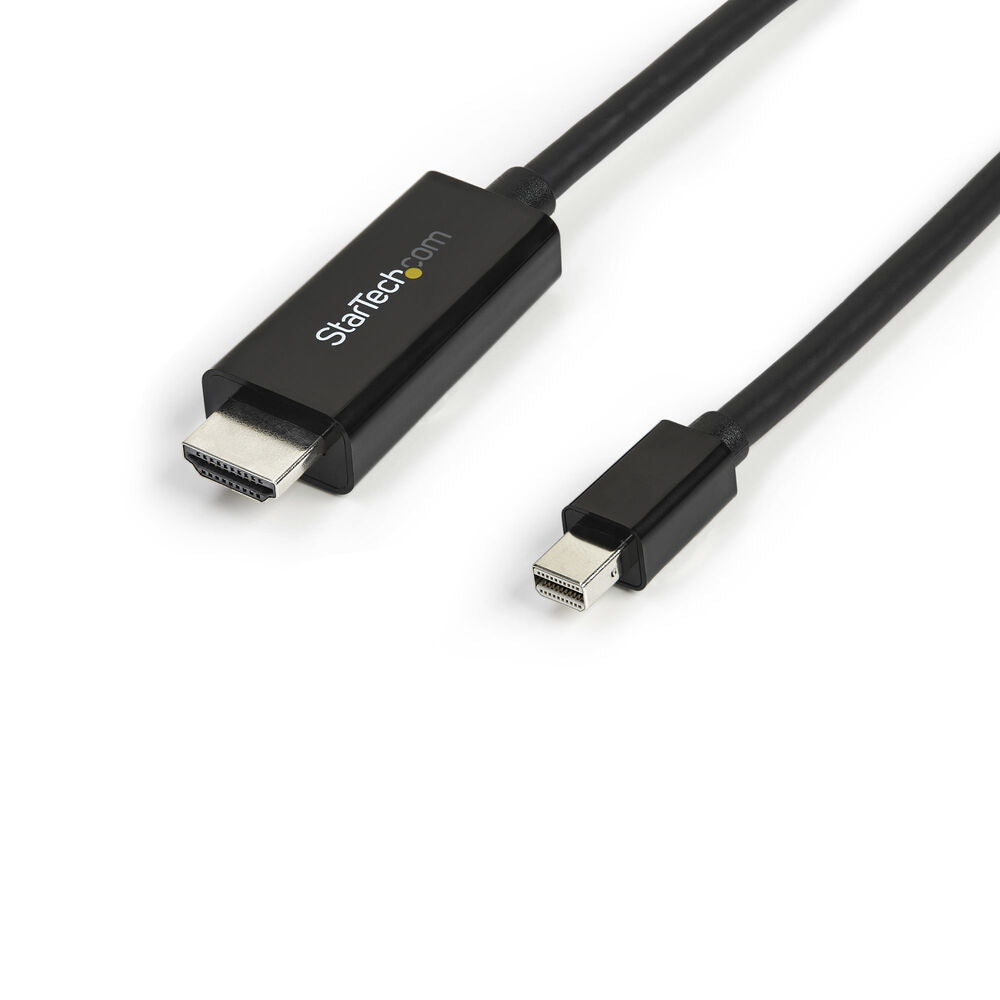 Adaptador Mini DisplayPort para HDMI Startech MDP2HDMM3MB          3 m Preto