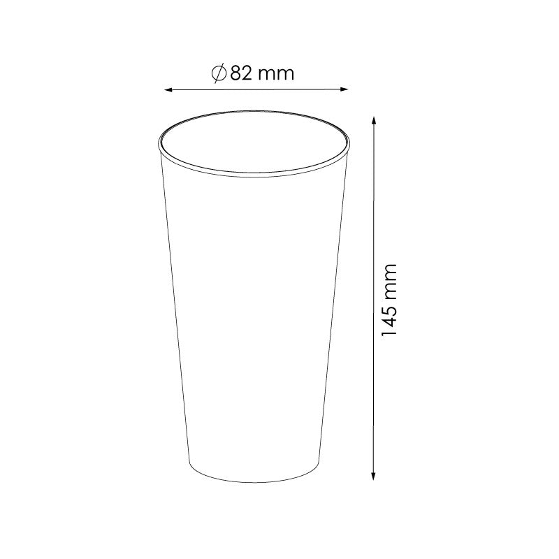 Copo Plástico- Reuse 500ml