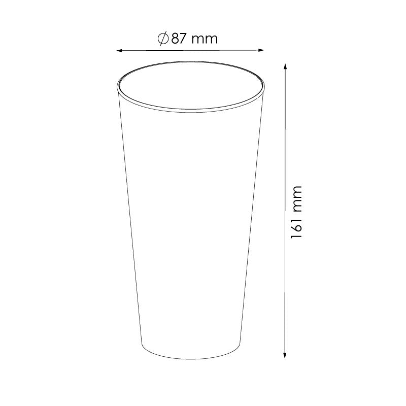 Vaso Plástico - Reutilizar 620ml