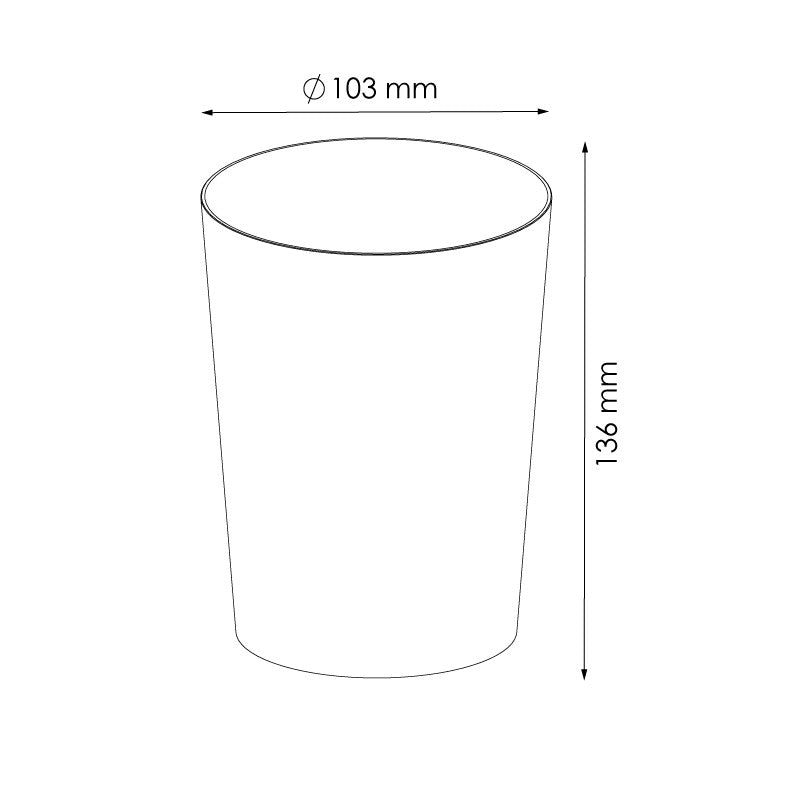 Vaso Plástico - Reutilizar 880ml