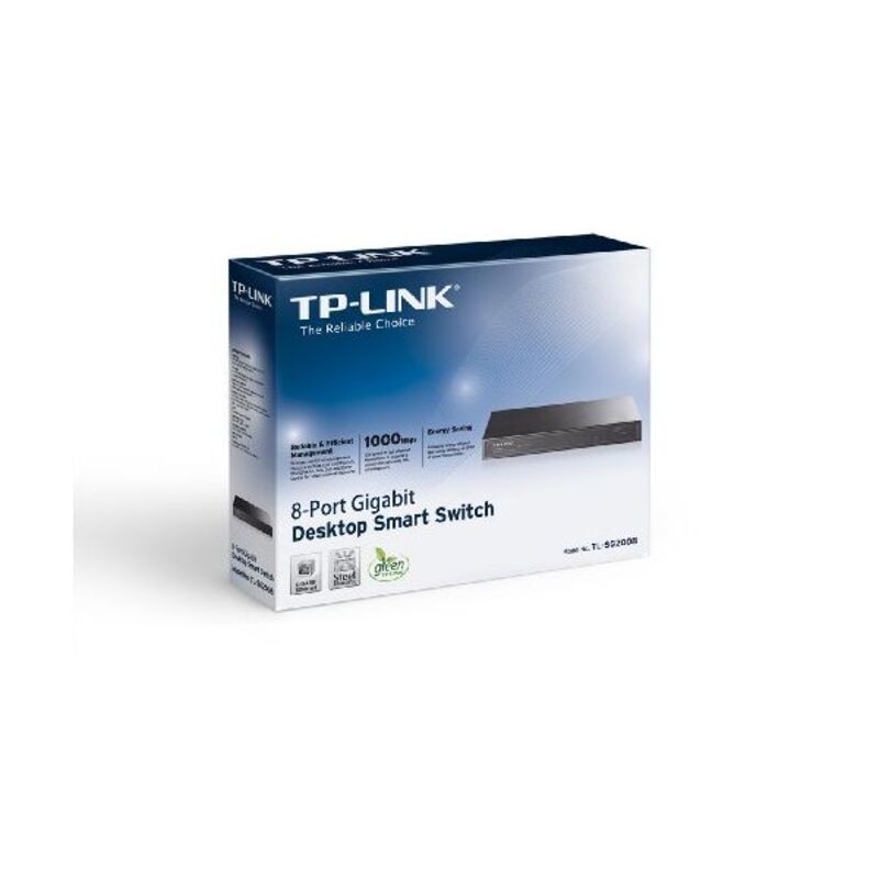 Switch de mesa TP-Link TL-SG2008 8P Gigabit VLAN