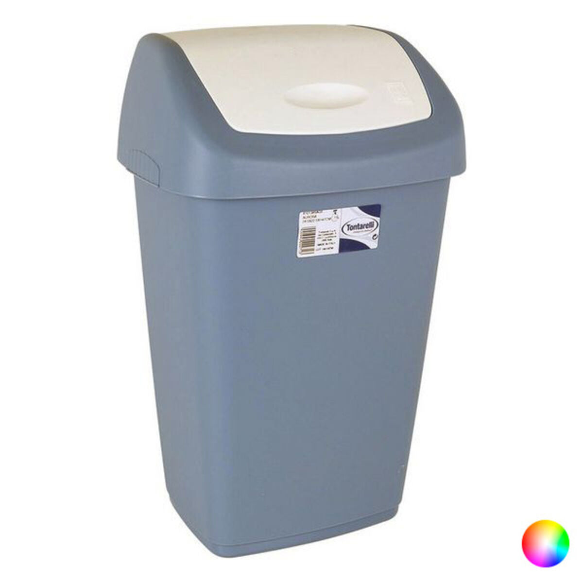 Rubbish bin Tontarelli 15 L (28,5 x 22,5 x 47 cm) 28,5 x 22,5 x 47 cm