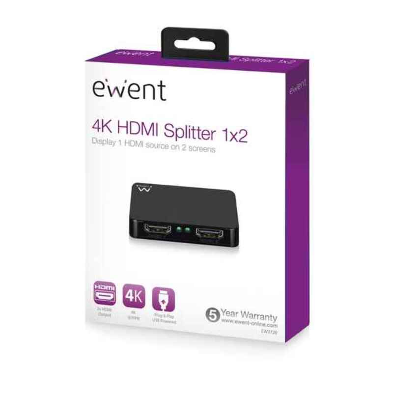 Switch HDMI Ewent EW3720 4K