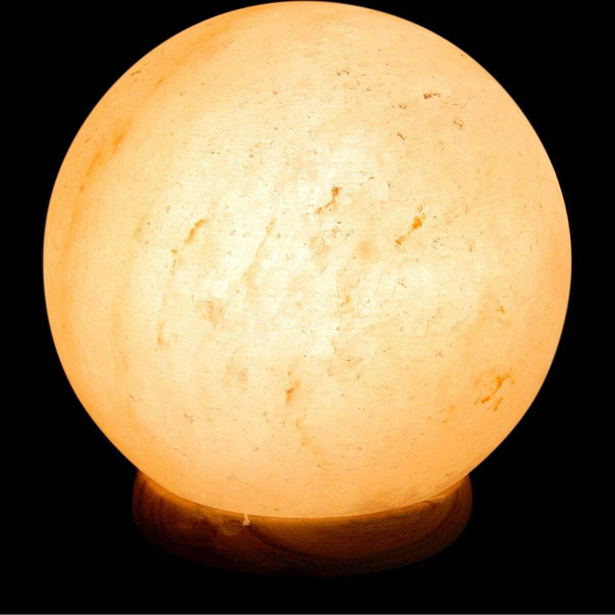 Lighting DKD Home Decor Orange 15 x 15 x 15 cm Acacia Salt