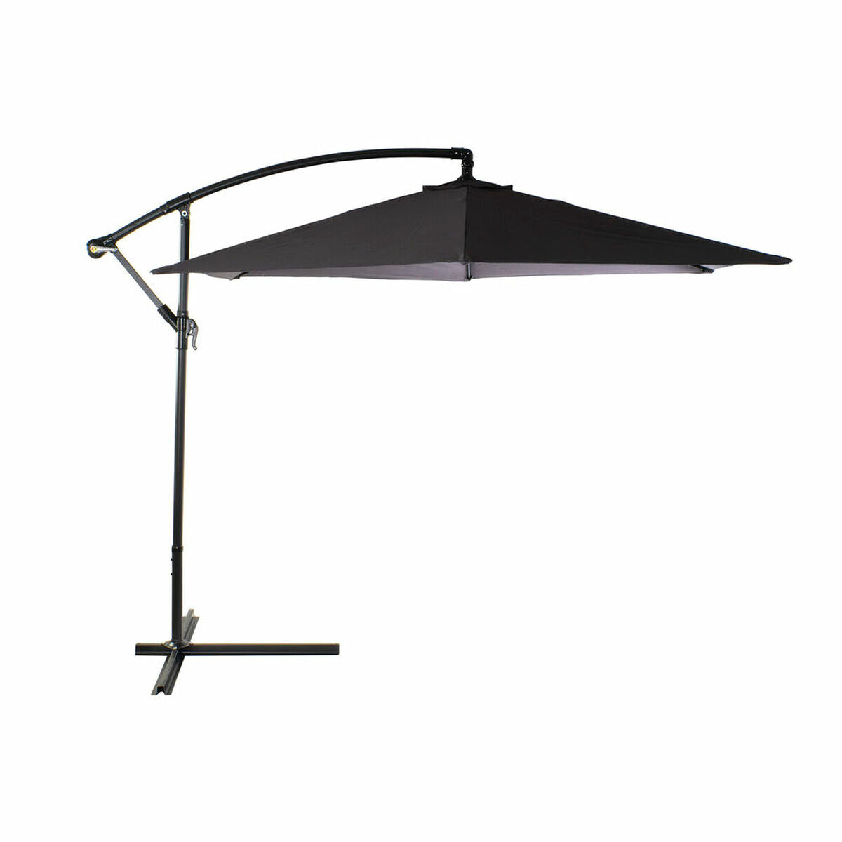 Parasol DKD Home Decor Cinzento Poliéster Aço (300 x 300 x 250 cm)