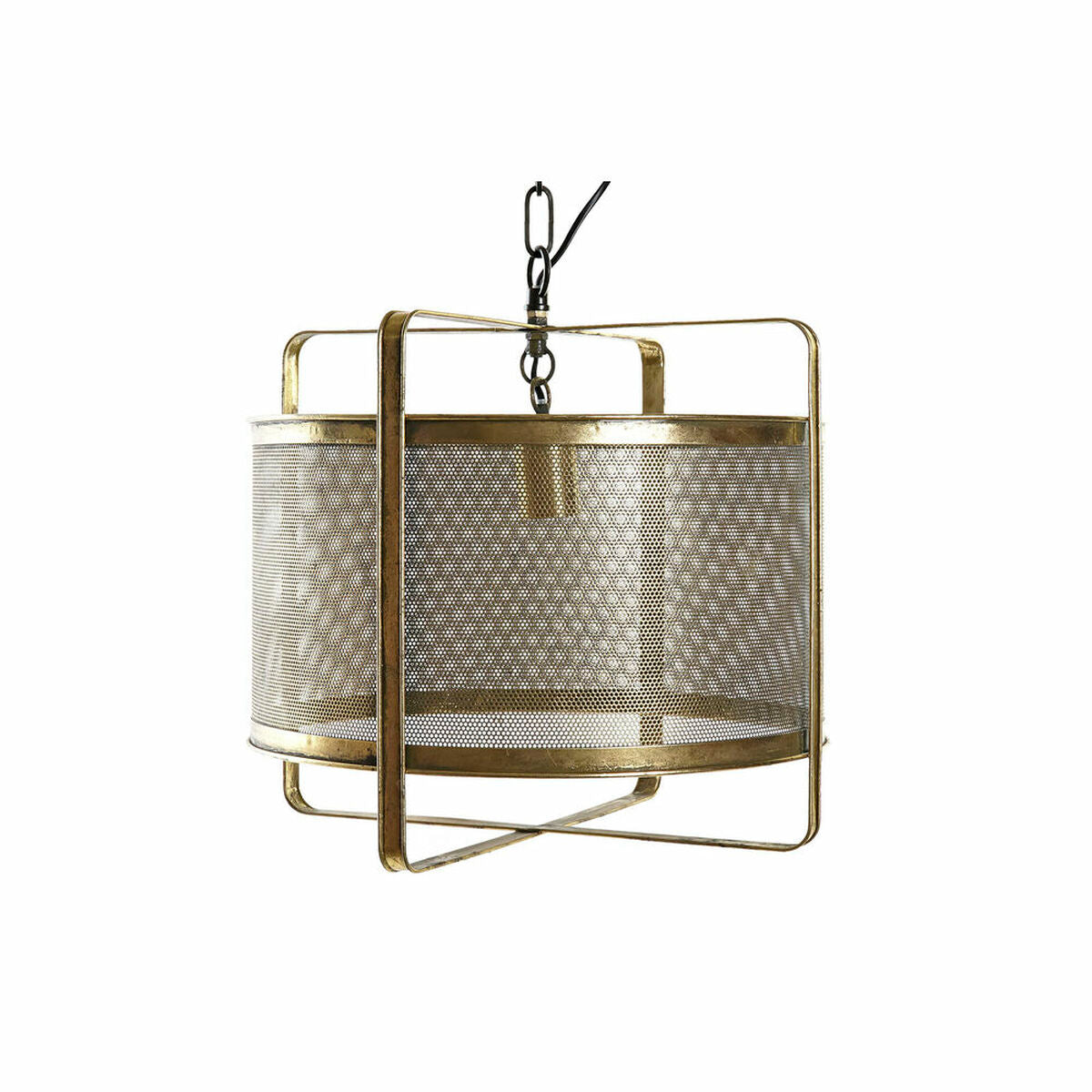 Lámpara de Techo DKD Home Decor Dorado Metal (40 x 40 x 41 cm)