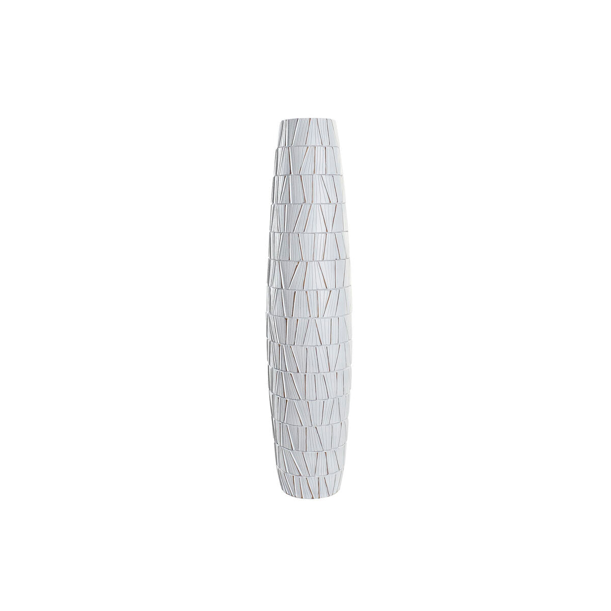 Vaso DKD Home Decor Castanho Branco Resina Moderno (21 x 21 x 90 cm)