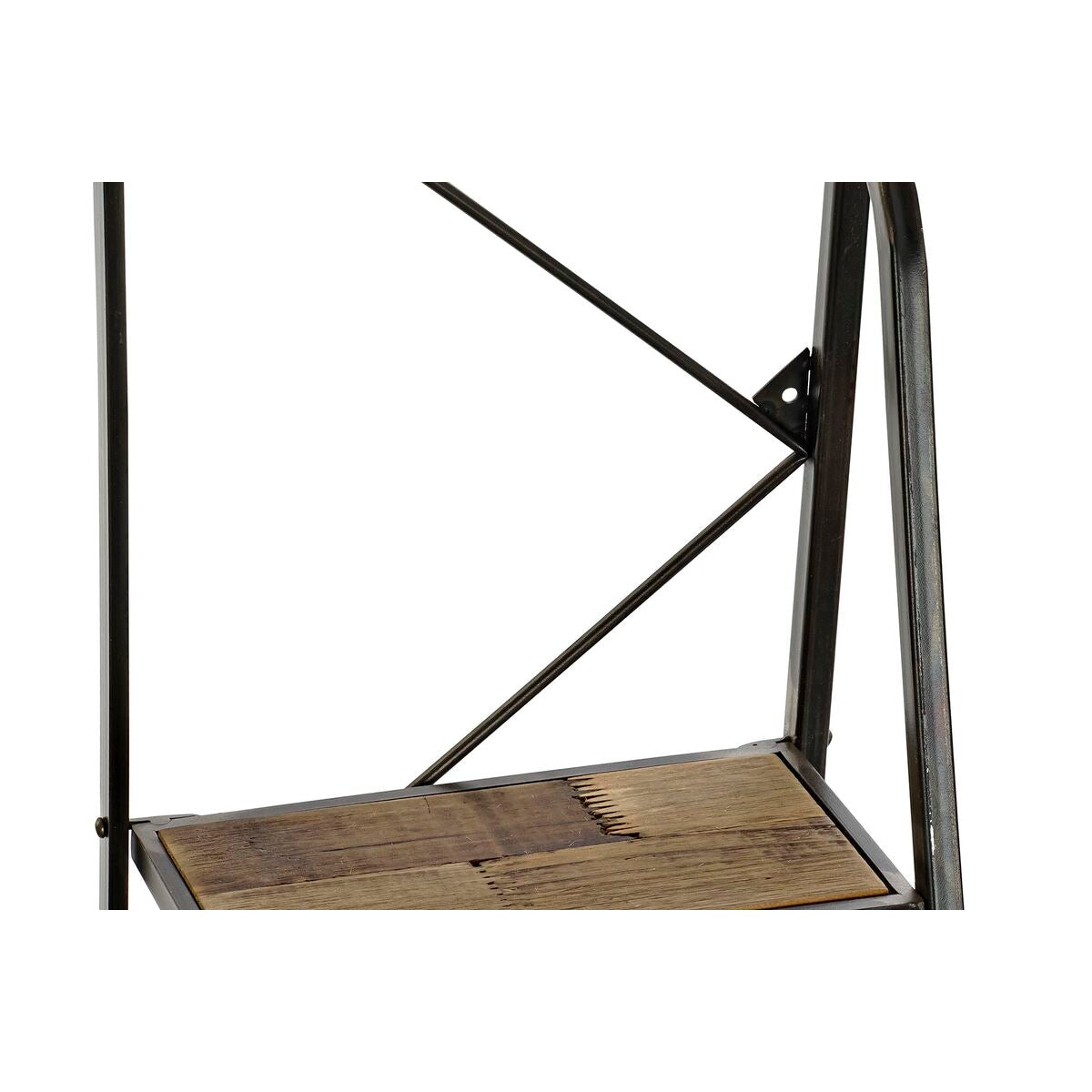 Shelves DKD Home Decor Natural Black Metal MDF (87,5 x 27 x 81,5 cm)