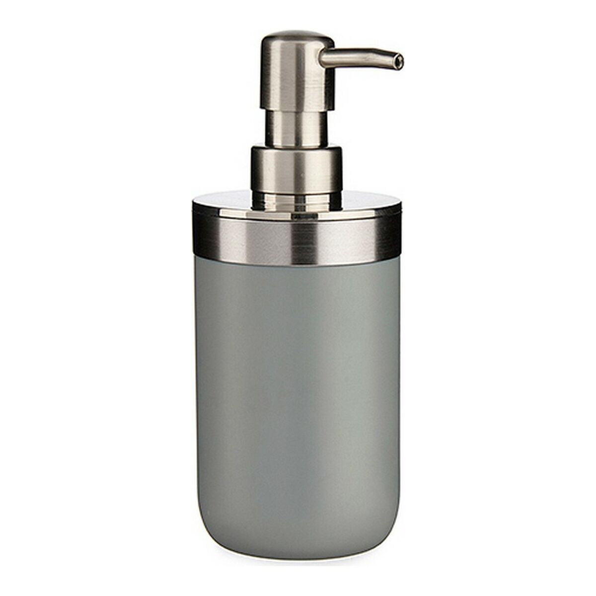 Soap Dispenser 986306 Stainless steel 8 x 17 x 9 cm Grey Plastic 350 ml