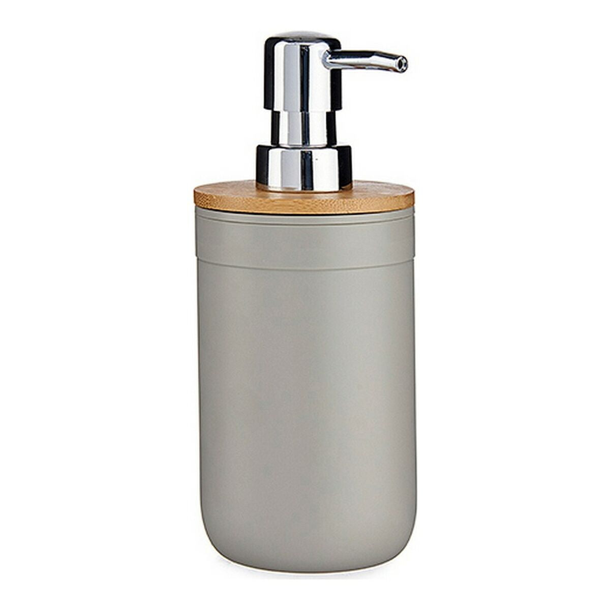 Soap Dispenser Grey Bamboo polypropylene (350 ml)