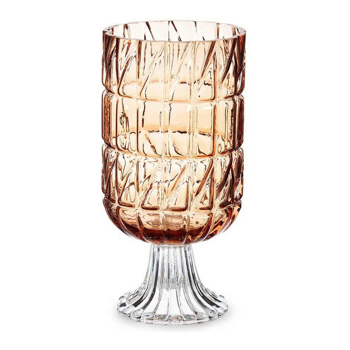 Vaso Cristal Cobre 13 x 26,5 x 13 cm