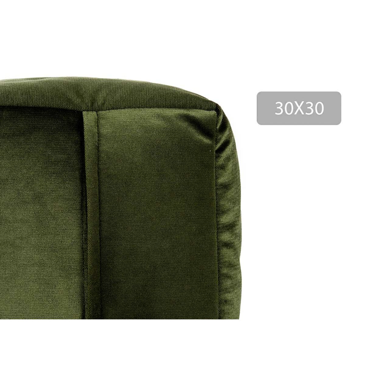 Pouffe Polyester Green polystyrene (30 x 30 x 30 cm)