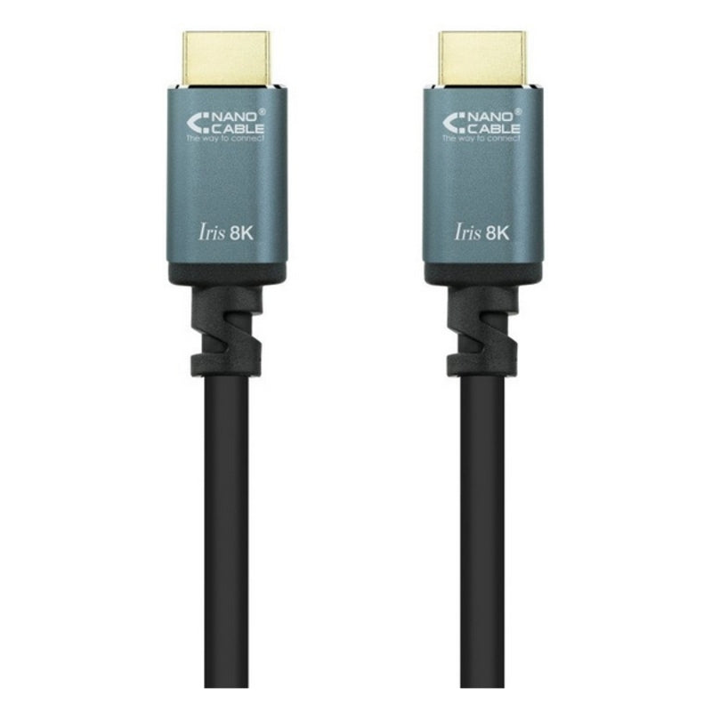 Cabo HDMI NANOCABLE 8K Ultra HD Preto