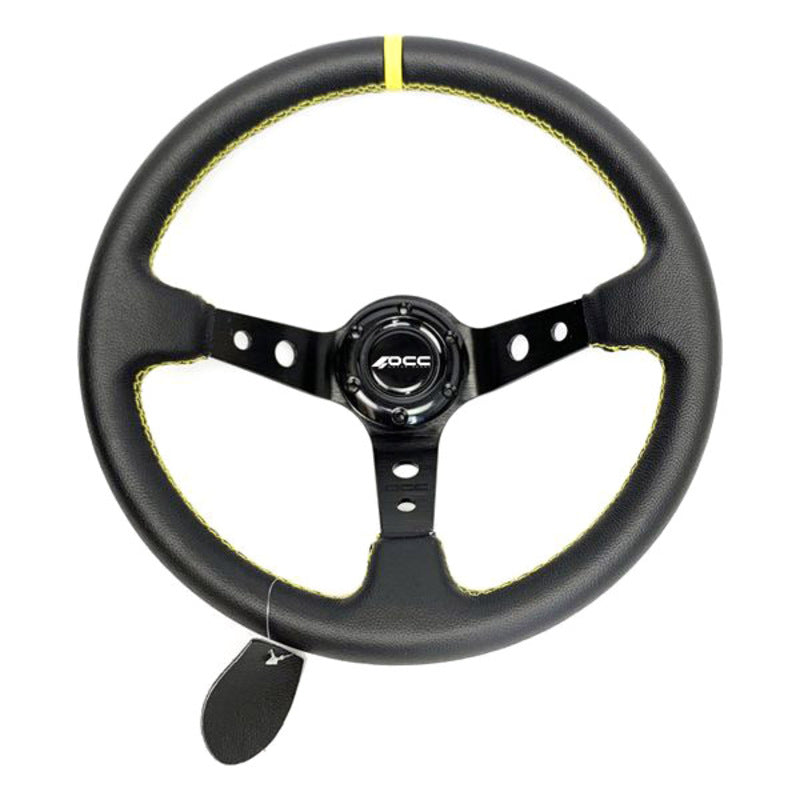 Volante de Corrida OCC Motorsport Track Preto Pele