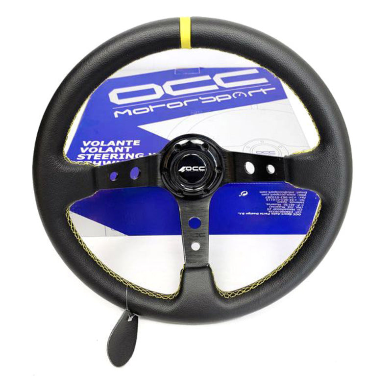 Volante de Corrida OCC Motorsport Track Preto Pele