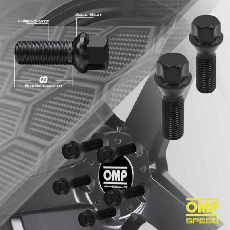 Kit de parafusos OMP OMPS09591401 M14 x 1,50 4 uds