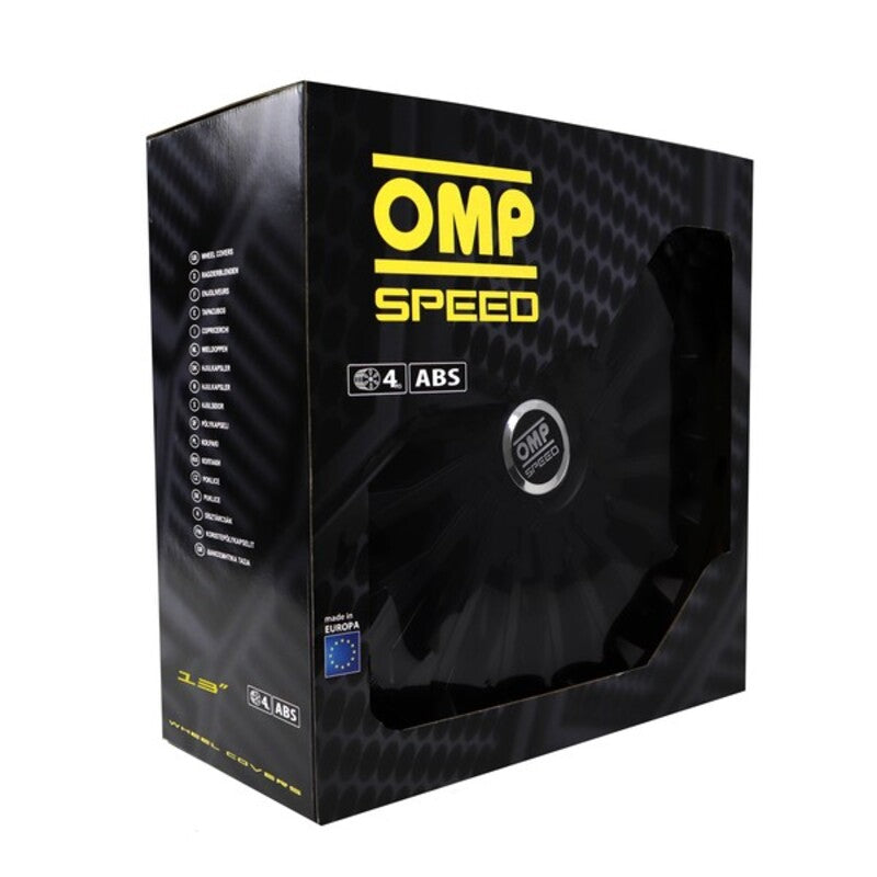 Tapacubos OMP Stinger Speed Preto 13" (4 uds)