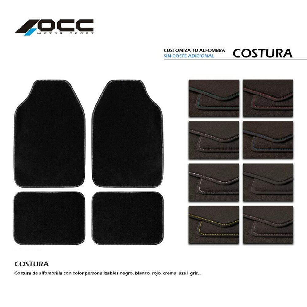 Tapete para o Carro OCC Motorsport OCCAL1080 Preto