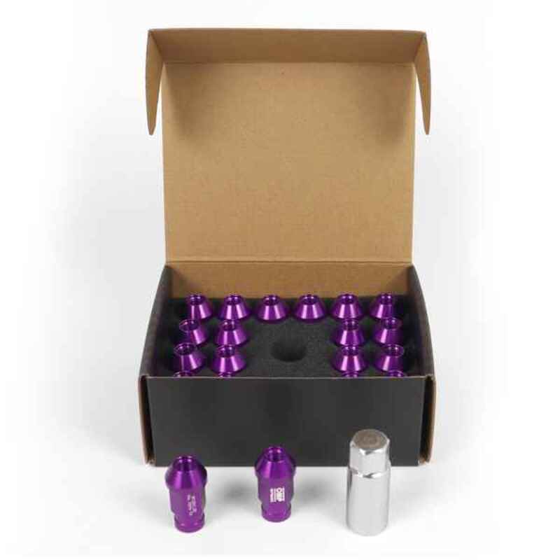 Set Porcas OMP 7075 40 mm M12 x 1,50 20 uds Violeta