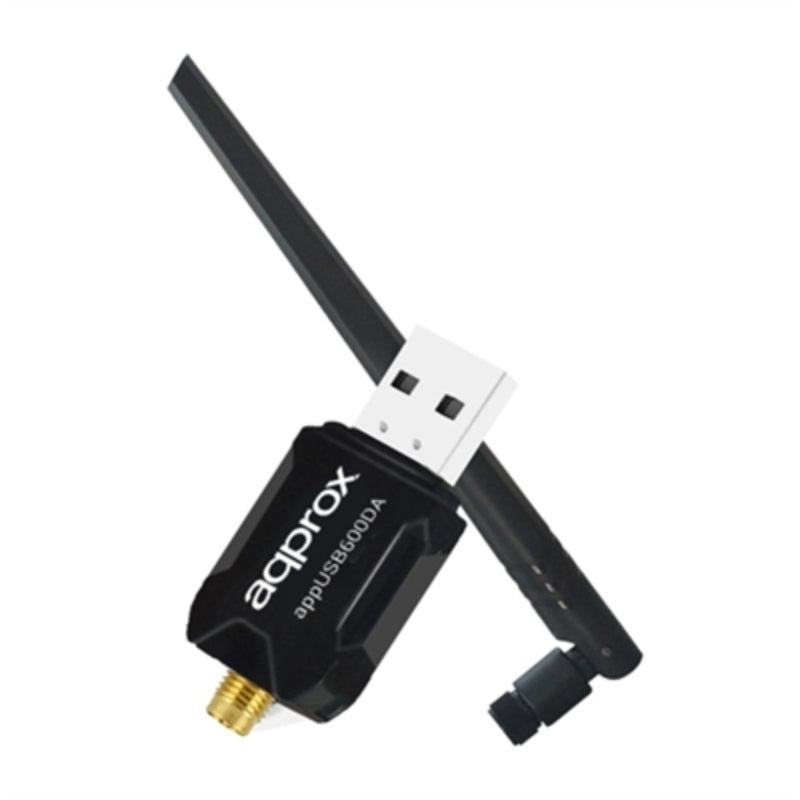 Adaptador USB Wifi approx! APPUSB600DA Preto