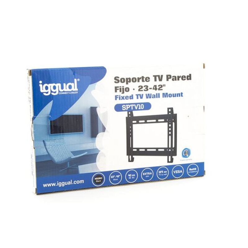 Suporte TV Fixo iggual SPTV10 IGG314555 23"-42" Preto