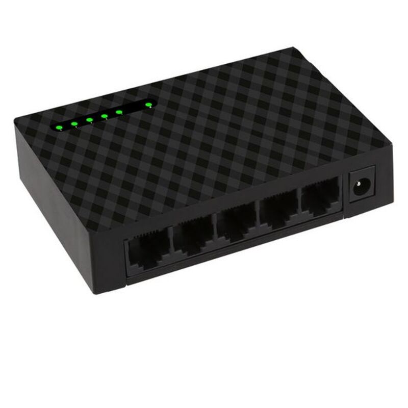 Switch iggual GES5000 10 Gbps Gigabit Ethernet Preto