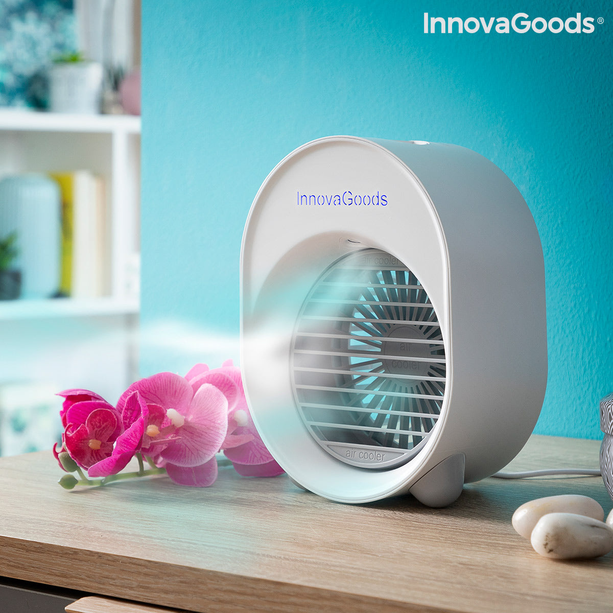 Mini Climatizador Humidificador por Ultrassons com LED Koolizer InnovaGoods