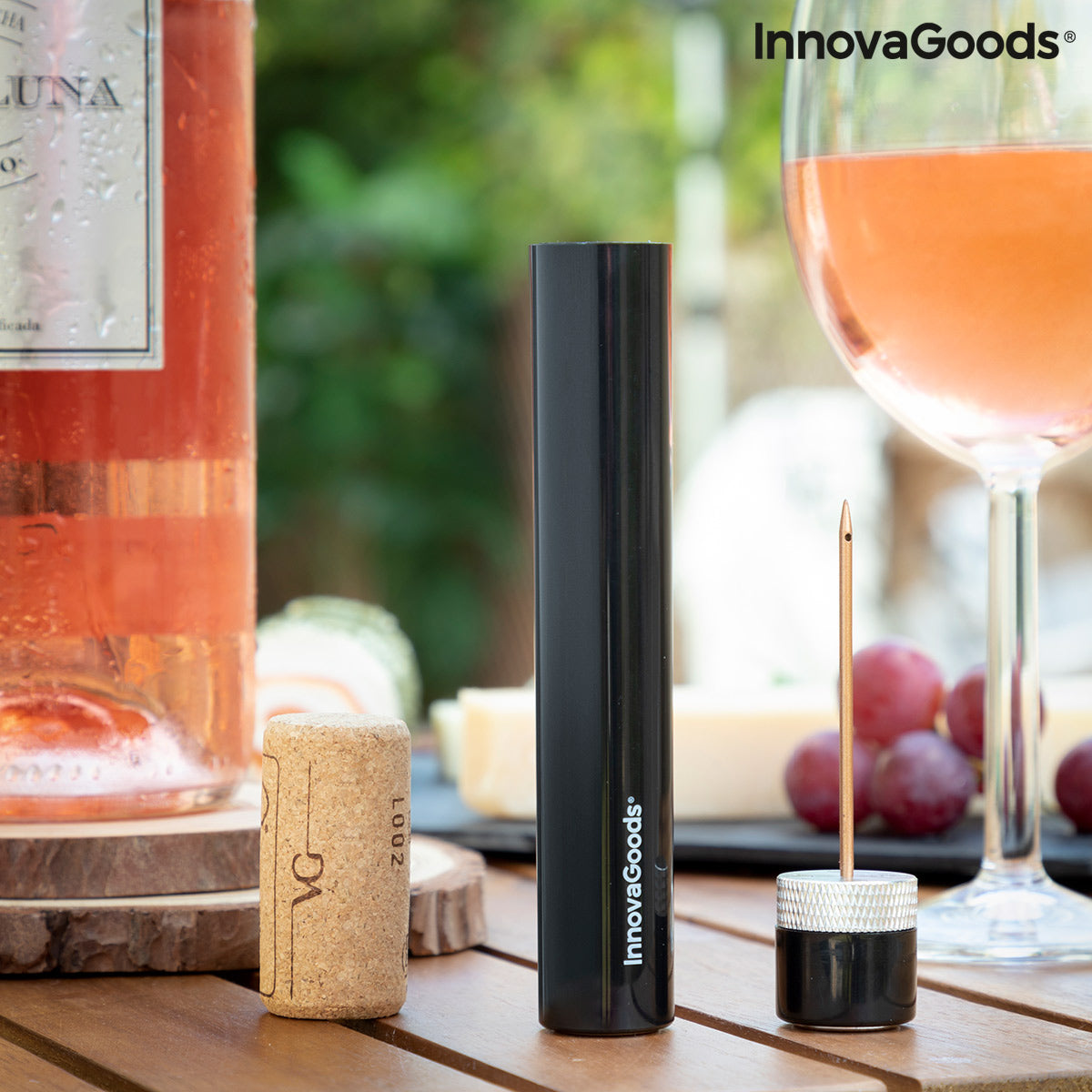 Saca-rolhas de Ar Pressurizado para Vinho Dewino InnovaGoods